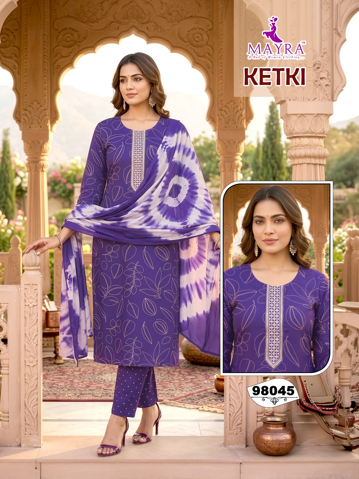 Ketki Mayra Reyon Readymade Pant Style Suits Manufacturer Gujarat