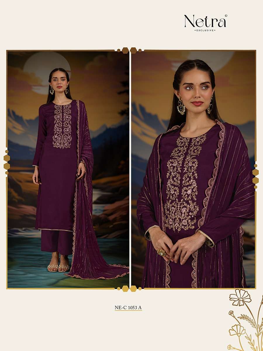Ketki Netra Pure Bemberg Pant Style Suits Manufacturer Ahmedabad