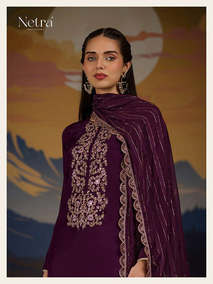 Ketki Netra Pure Bemberg Pant Style Suits Manufacturer Ahmedabad