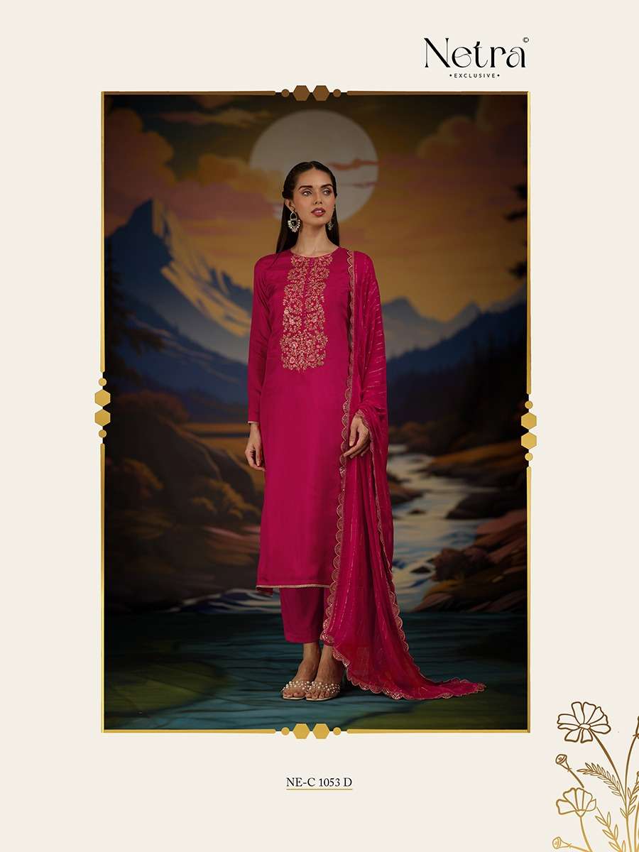 Ketki Netra Pure Bemberg Pant Style Suits Manufacturer Ahmedabad