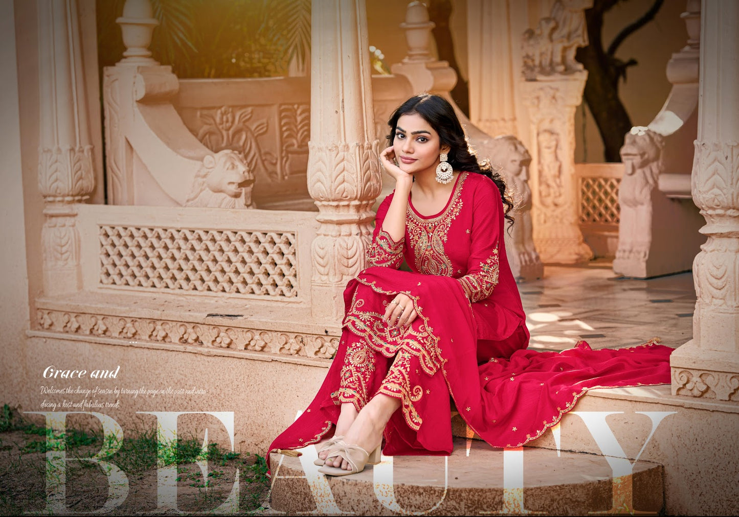 Ketki Vol 2 Rangoon Chinnon Readymade Plazzo Style Suits Supplier