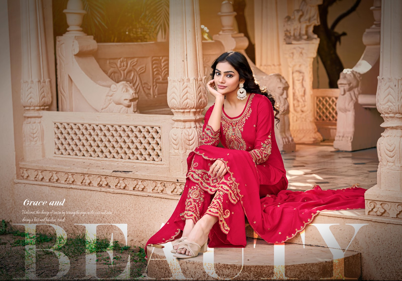 Ketki Vol 2 Rangoon Chinnon Readymade Plazzo Style Suits Supplier