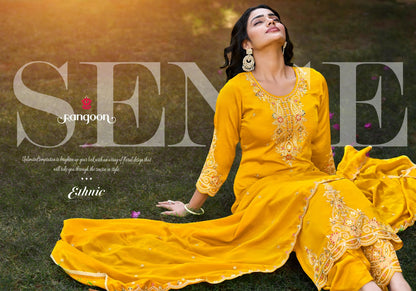 Ketki Vol 2 Rangoon Chinnon Readymade Plazzo Style Suits Supplier