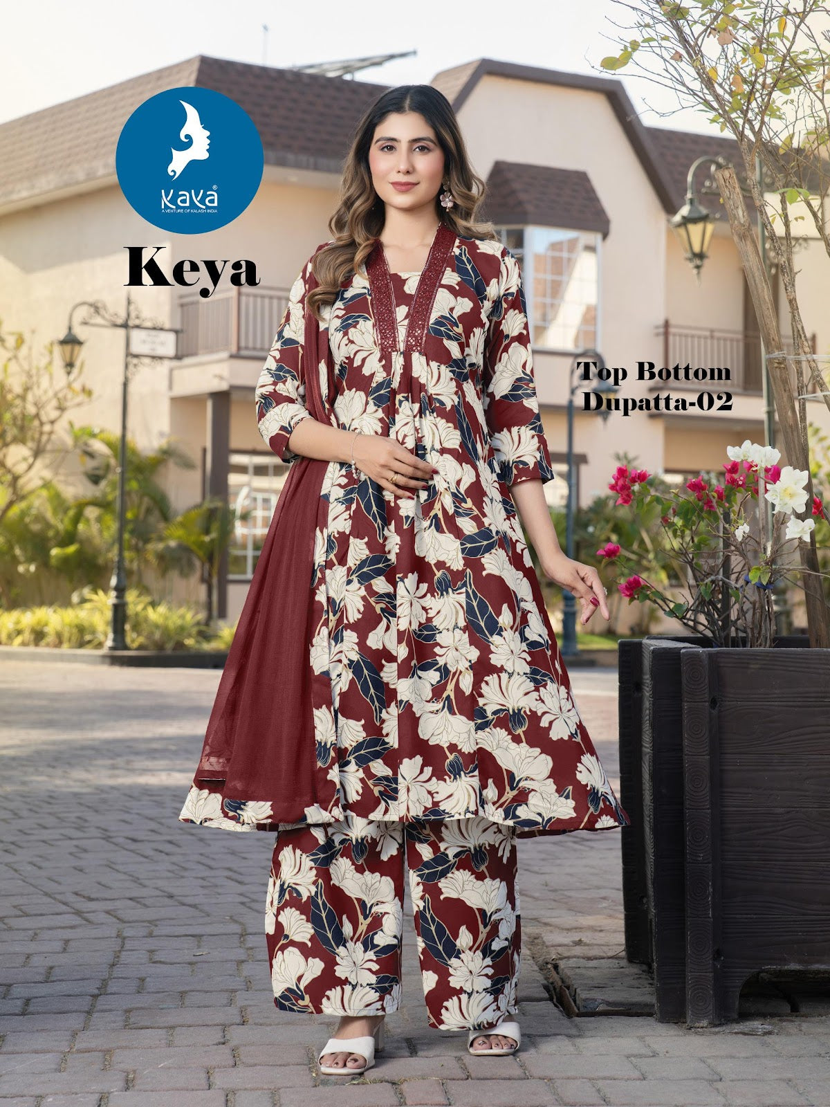 Keya Kaya Rayon Readymade Anarkali Suits Wholesale Price