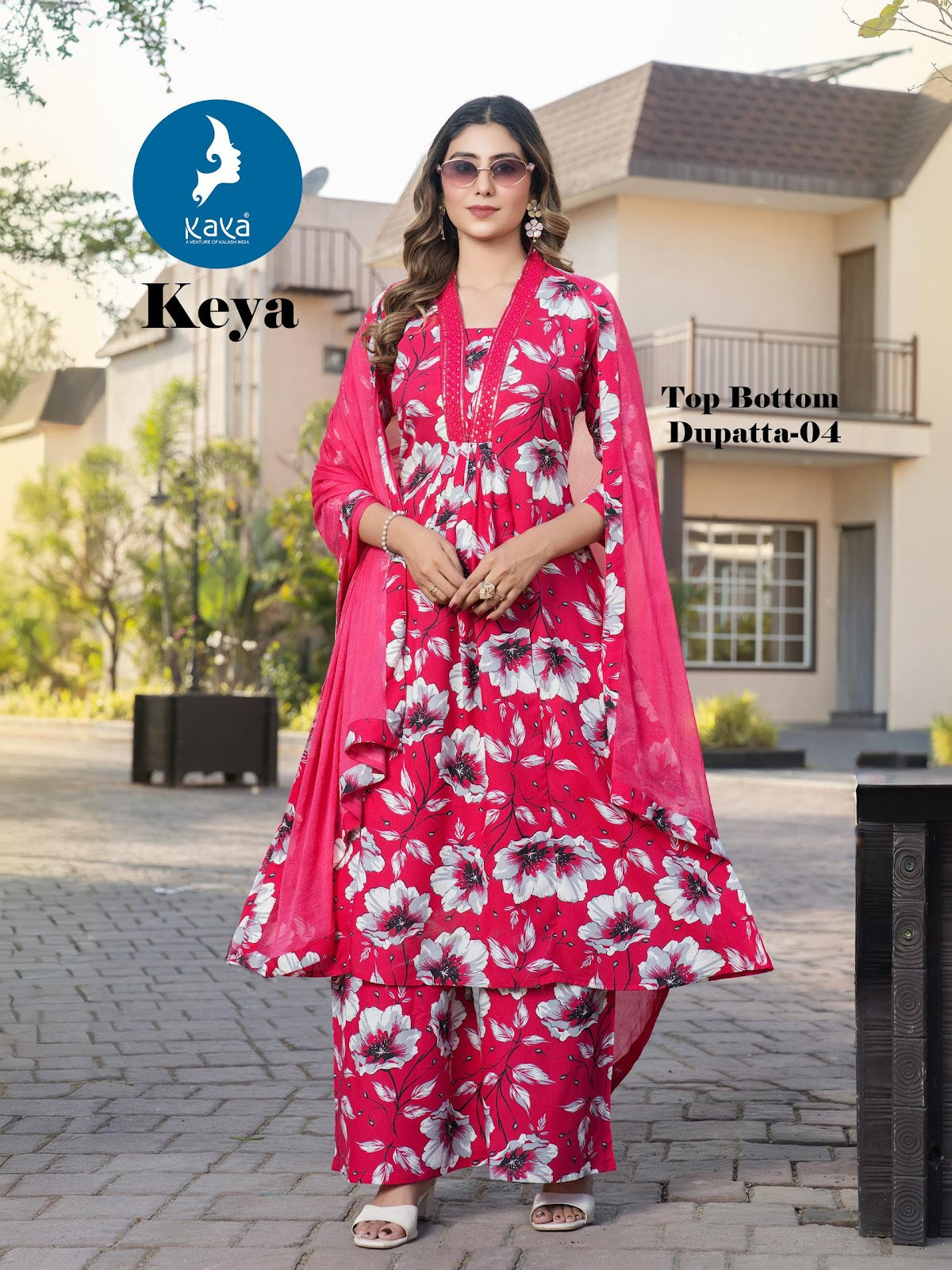 Keya Kaya Rayon Readymade Anarkali Suits Wholesale Price
