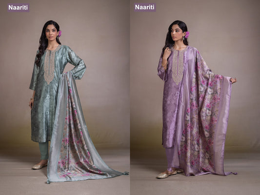 Keyoor 2780 Naariti Silk Pant Style Suits Manufacturer India