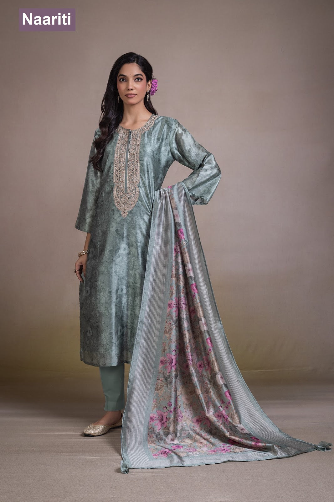 Keyoor 2780 Naariti Silk Pant Style Suits Manufacturer India