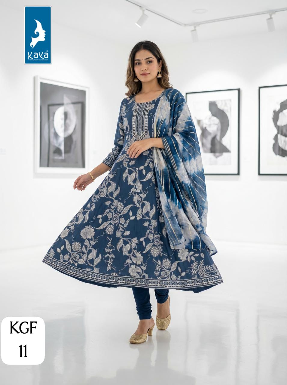Kgf Kaya Trends Vertican Readymade Anarkali Suits Wholesale Price