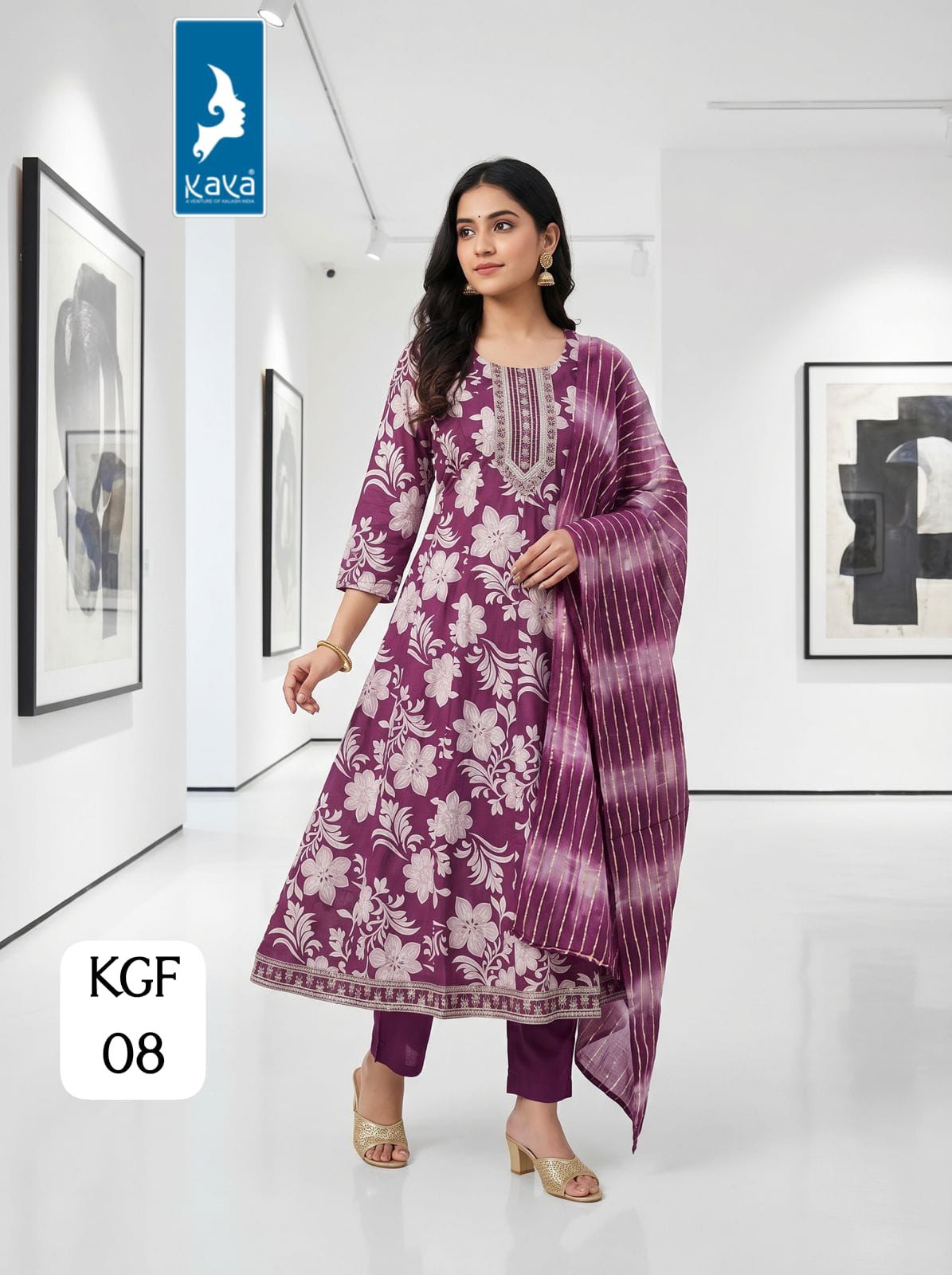 Kgf Kaya Trends Vertican Readymade Anarkali Suits Wholesale Price