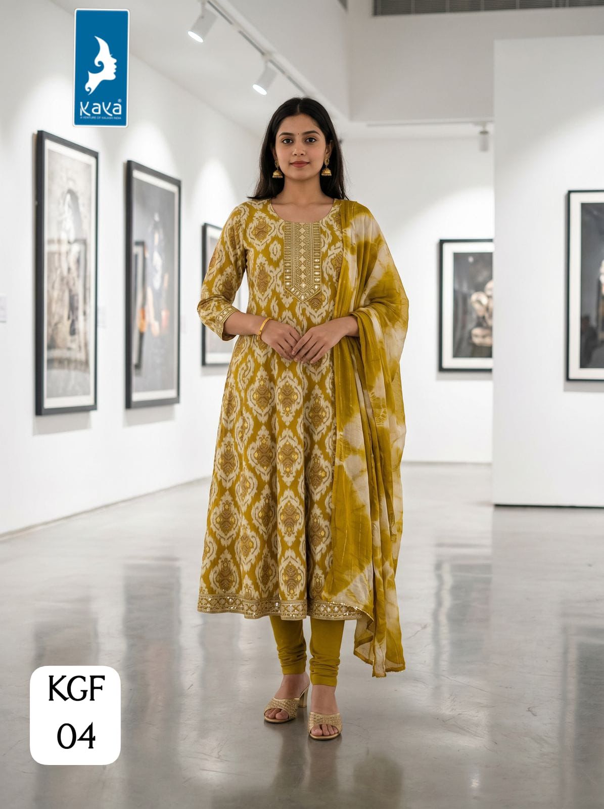 Kgf Kaya Trends Vertican Readymade Anarkali Suits Wholesale Price