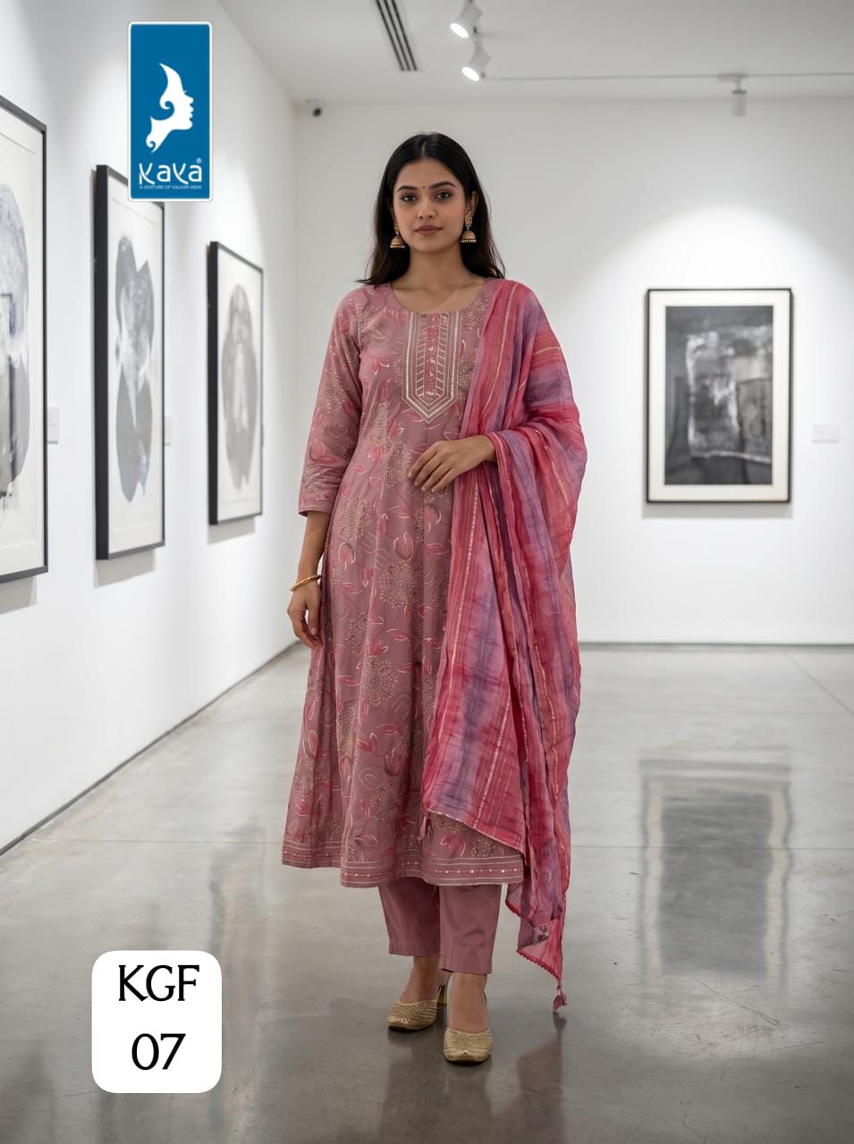Kgf Kaya Trends Vertican Readymade Anarkali Suits Wholesale Price