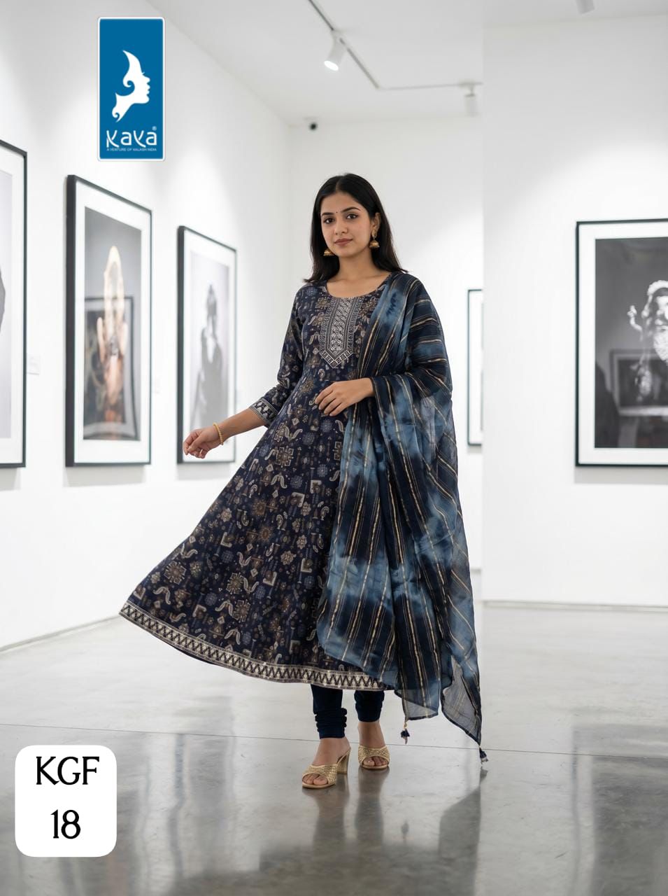 Kgf Kaya Trends Vertican Readymade Anarkali Suits Wholesale Price