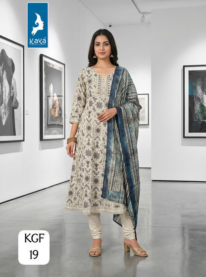 Kgf Kaya Trends Vertican Readymade Anarkali Suits Wholesale Price
