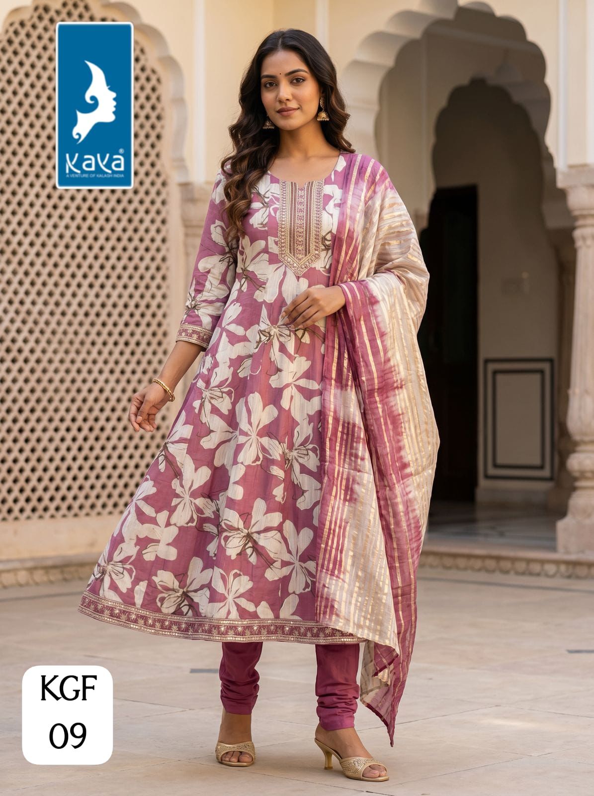 Kgf Kaya Trends Vertican Readymade Anarkali Suits Wholesale Price