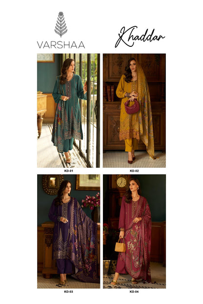 Khaddar Varshaa Khadi Pashmina Suits Wholesale Rate