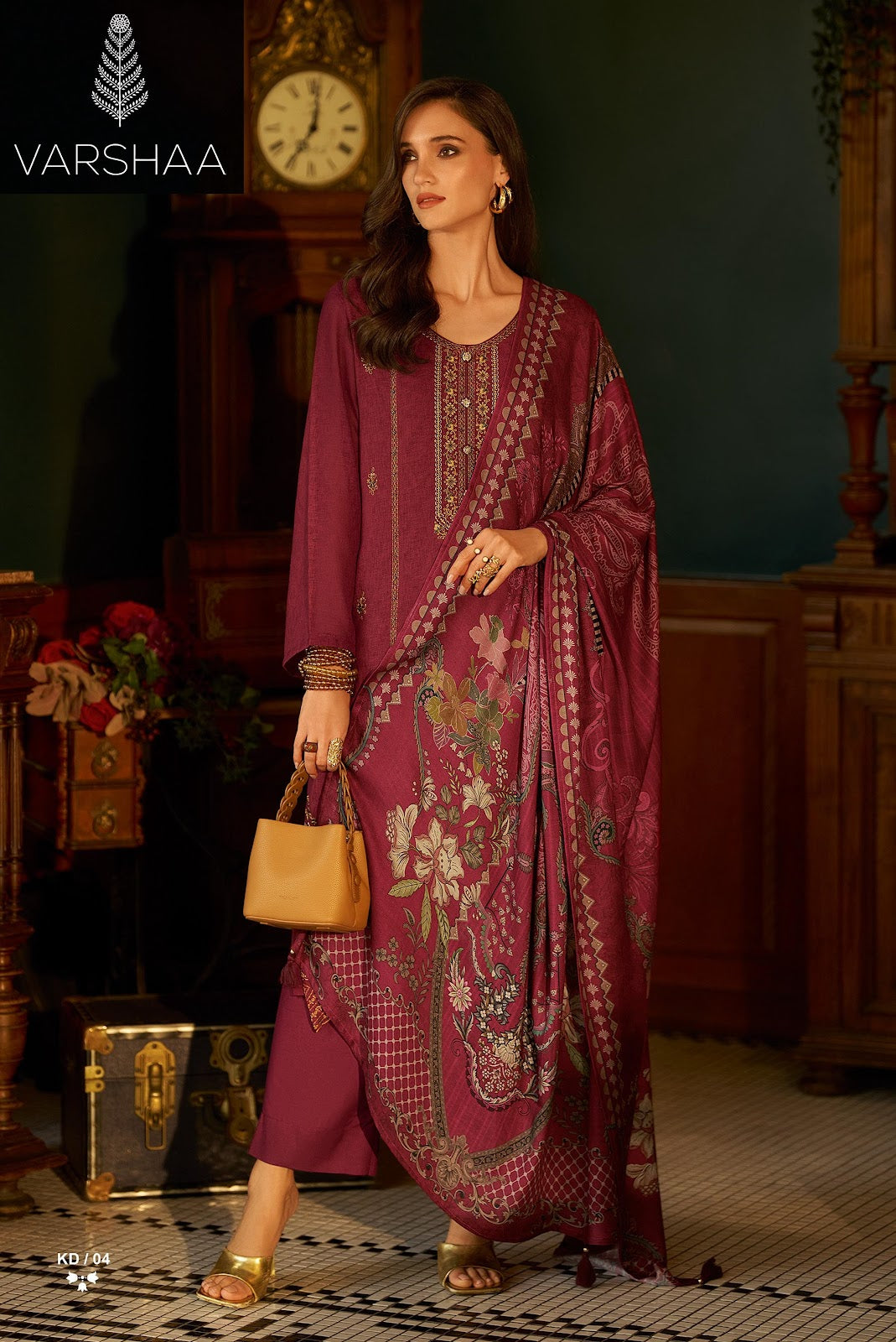 Khaddar Varshaa Khadi Pashmina Suits Wholesale Rate