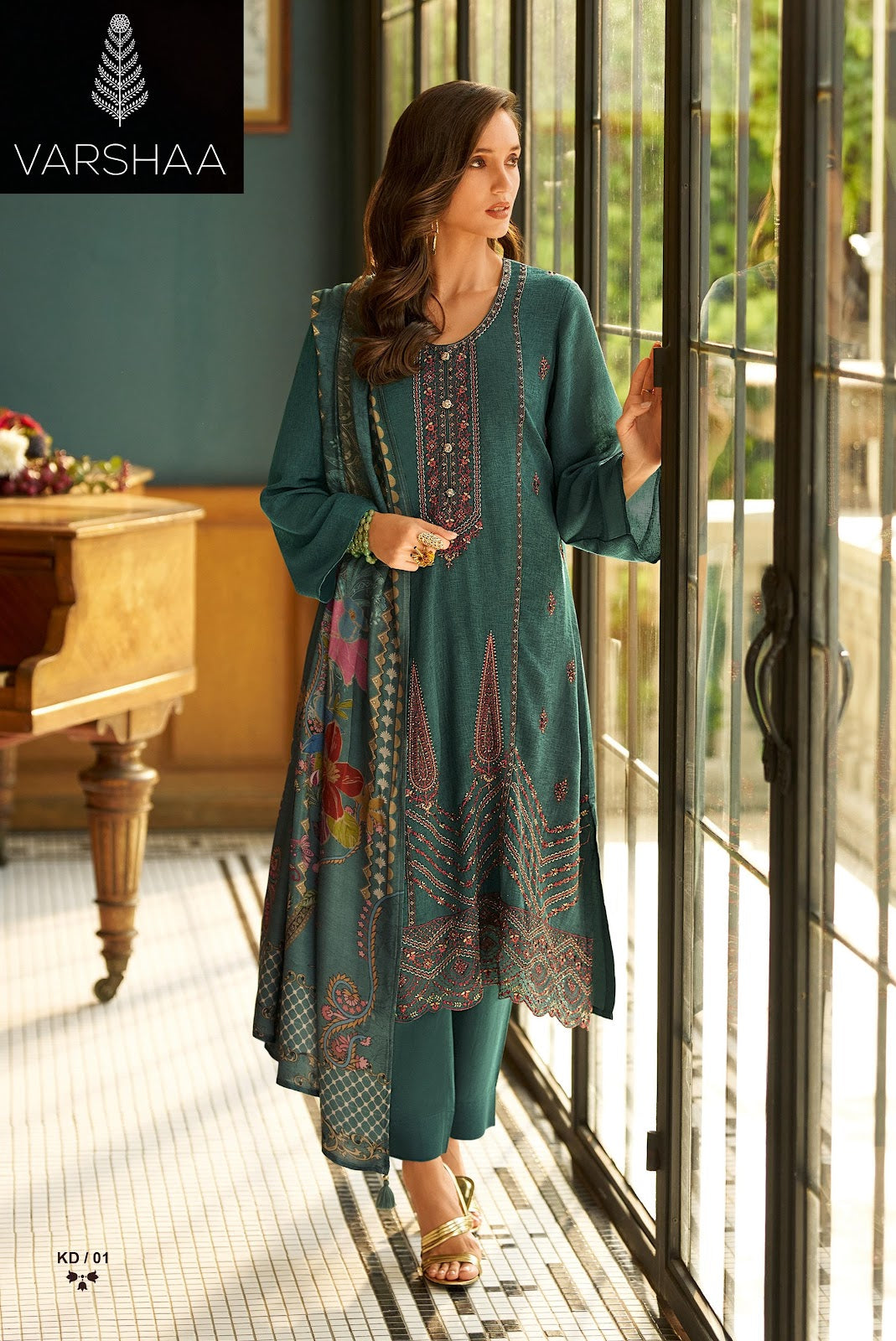 Khaddar Varshaa Khadi Pashmina Suits Wholesale Rate