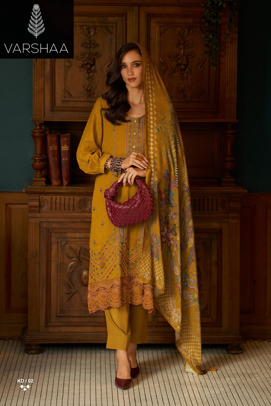 Khaddar Varshaa Khadi Pashmina Suits Wholesale Rate