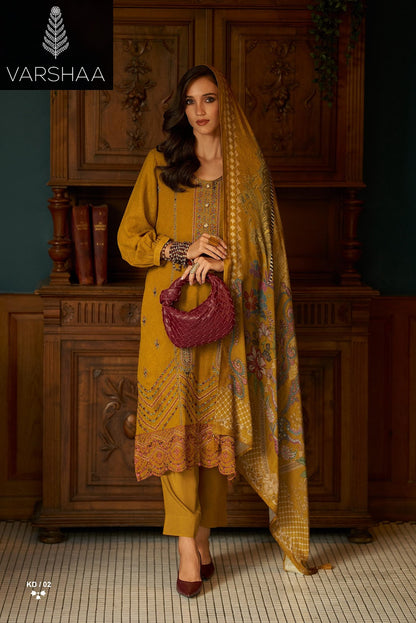 Khaddar Varshaa Khadi Pashmina Suits Wholesale Rate