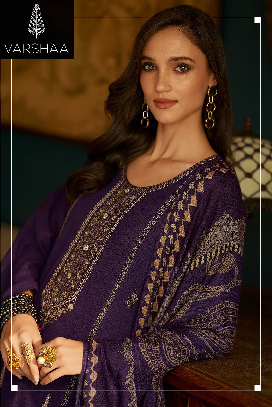 Khaddar Varshaa Khadi Pashmina Suits Wholesale Rate