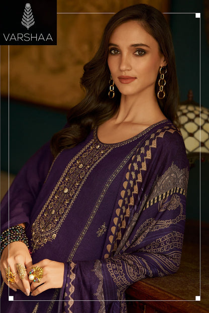 Khaddar Varshaa Khadi Pashmina Suits Wholesale Rate