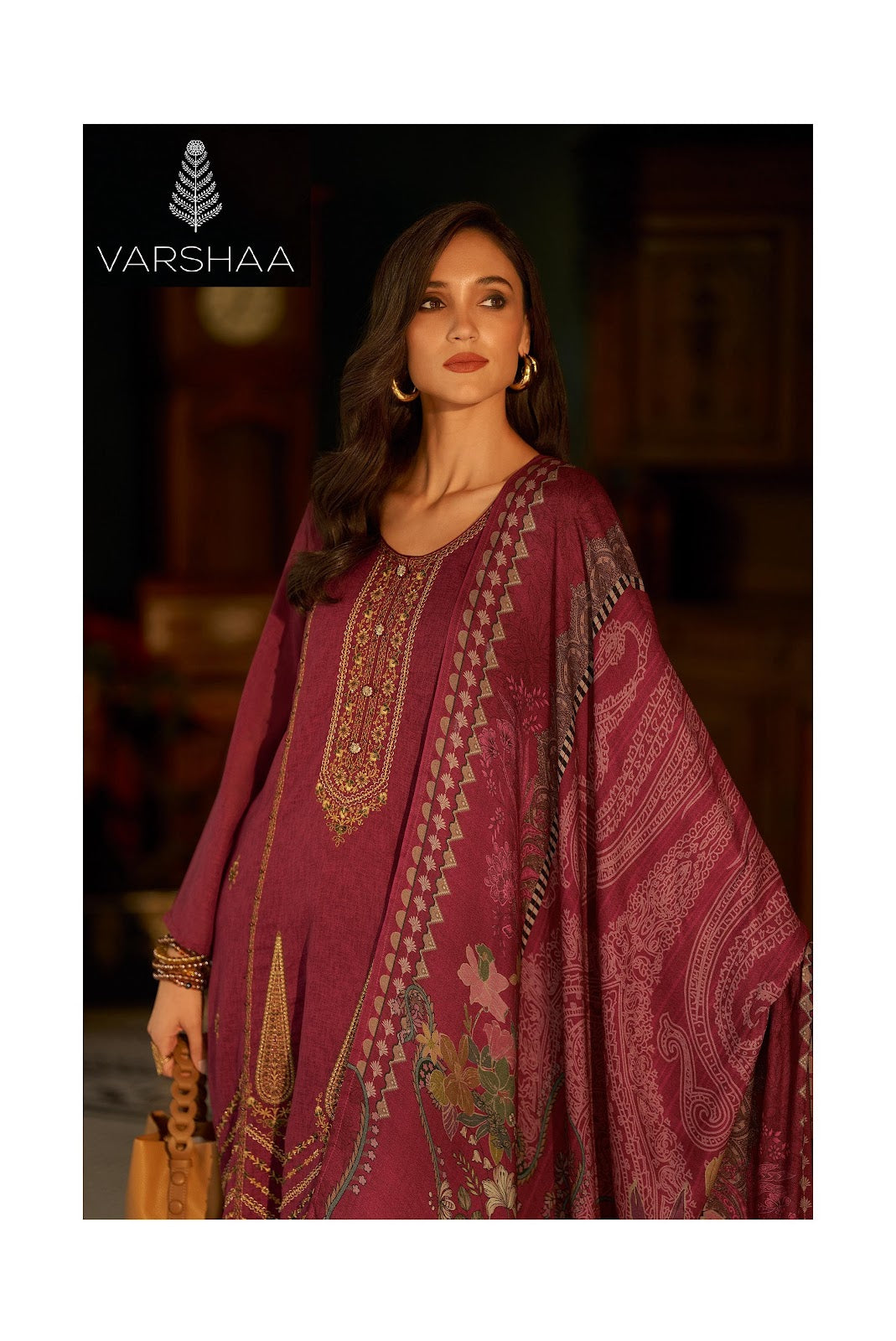 Khaddar Varshaa Khadi Pashmina Suits Wholesale Rate