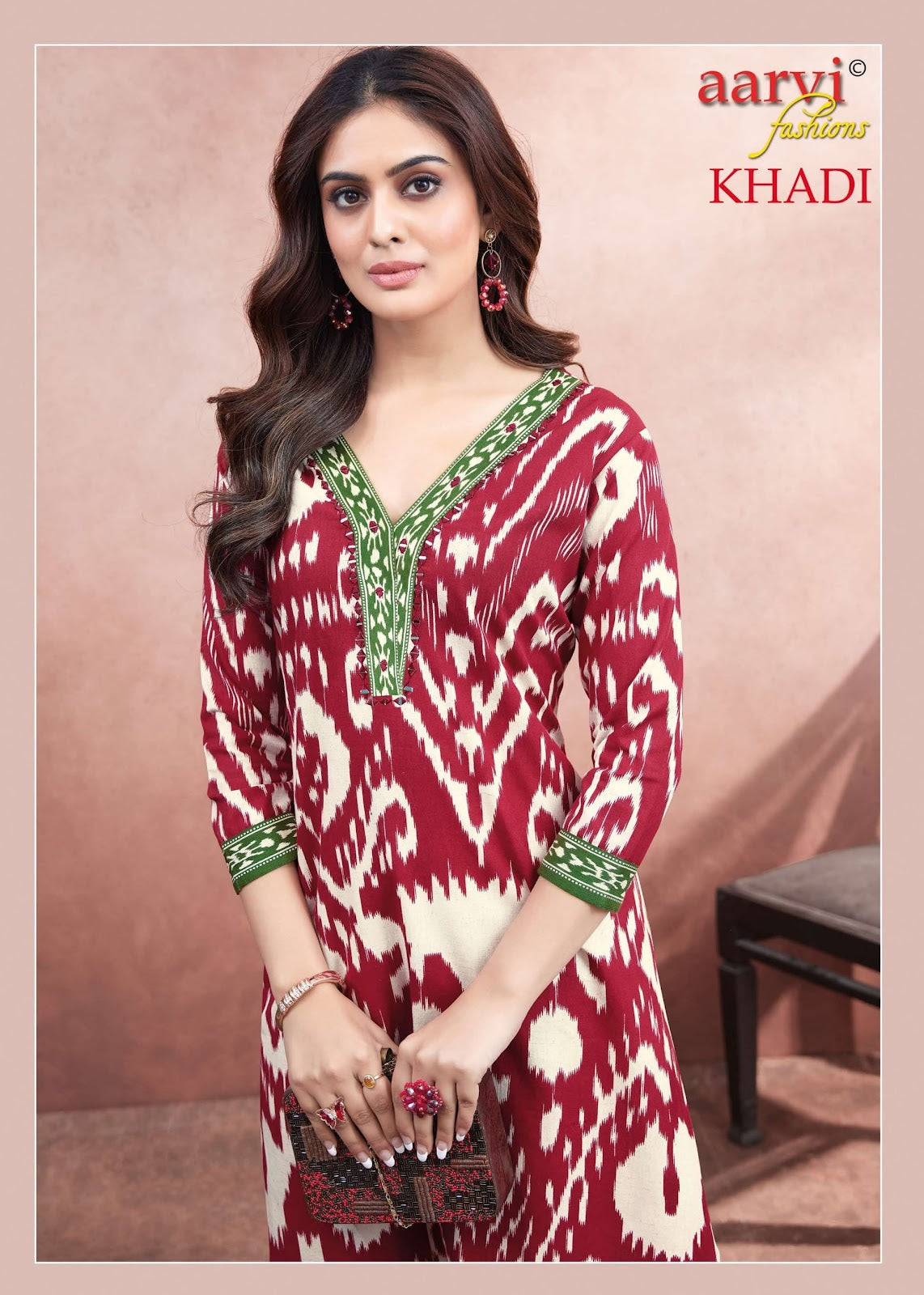 Khadi Vol 1 Aarvi Fashions Cotton Kurti Pant Set Exporter Ahmedabad