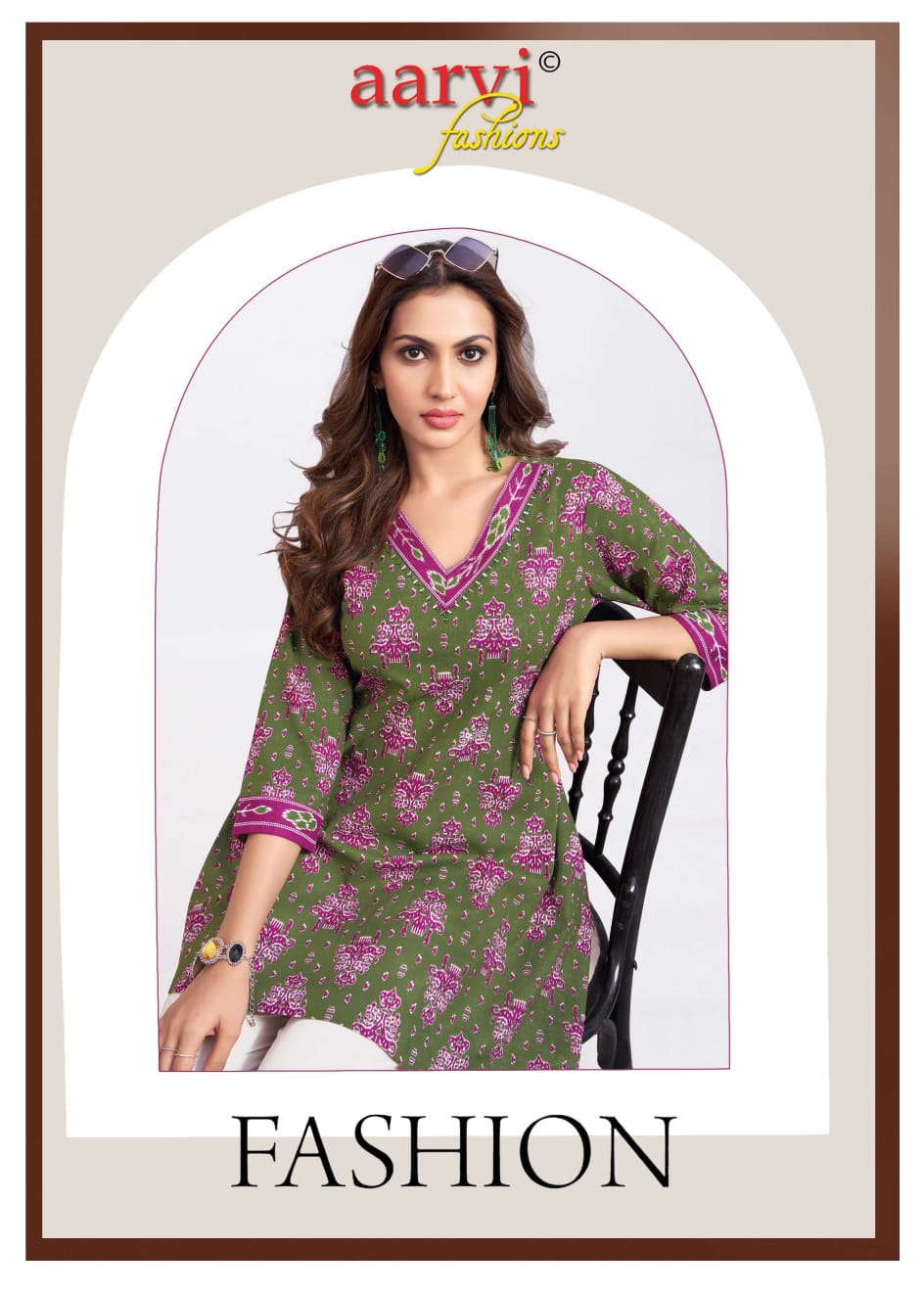 Khadi Vol 2 Aarvi Fashions Cotton Kurti Pant Set Supplier Ahmedabad