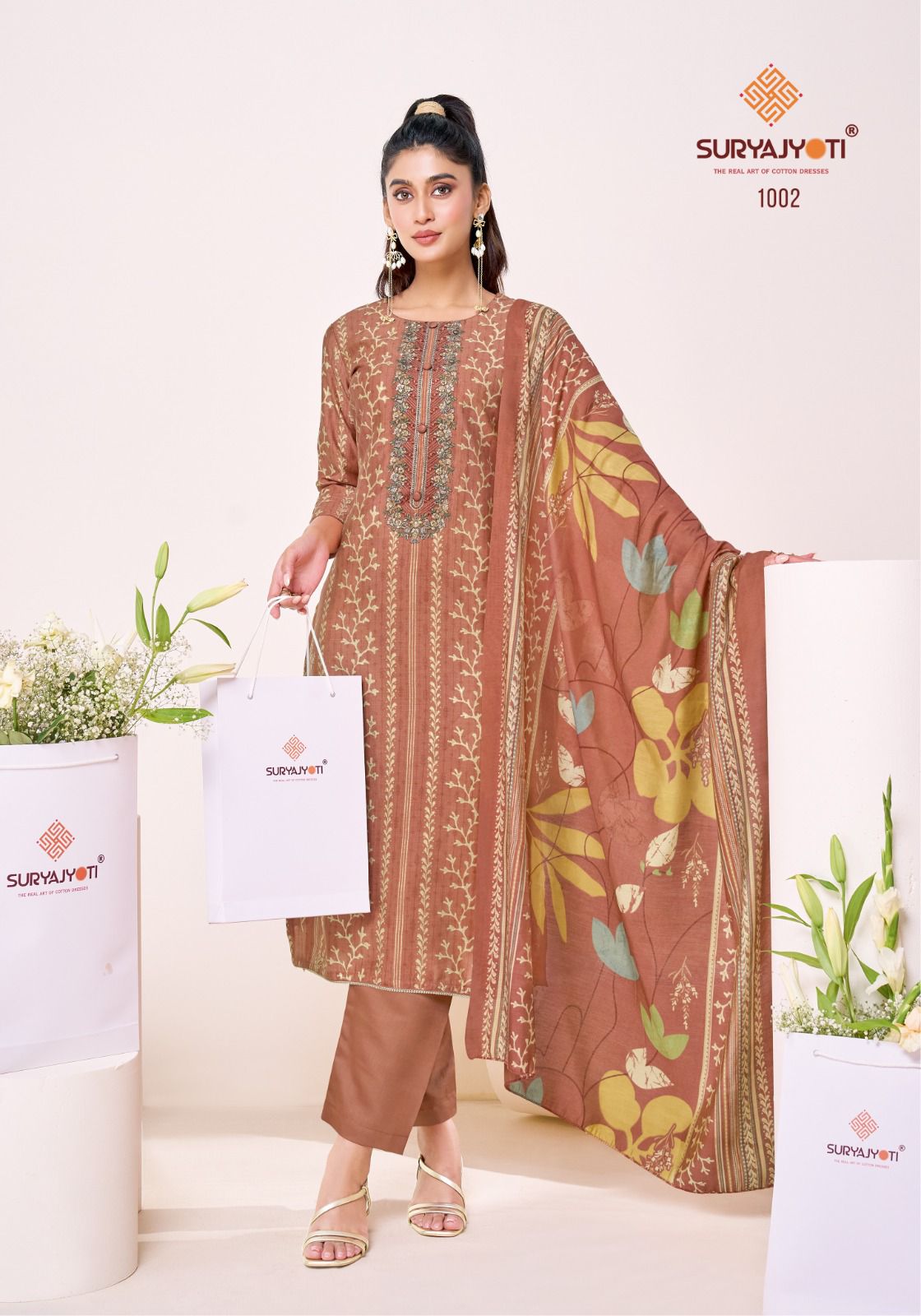 Khair Vol 1 Suryajyoti Karachi Salwar Suits Wholesale Rate