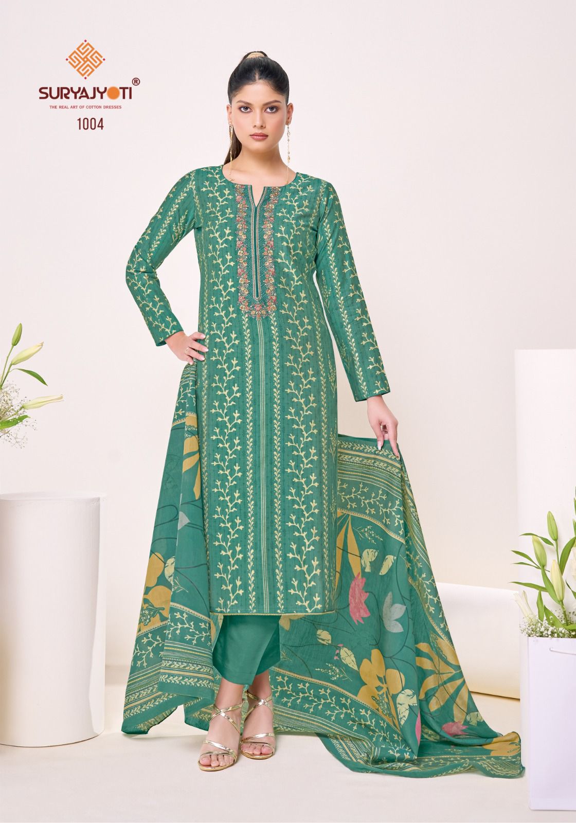 Khair Vol 1 Suryajyoti Karachi Salwar Suits Wholesale Rate