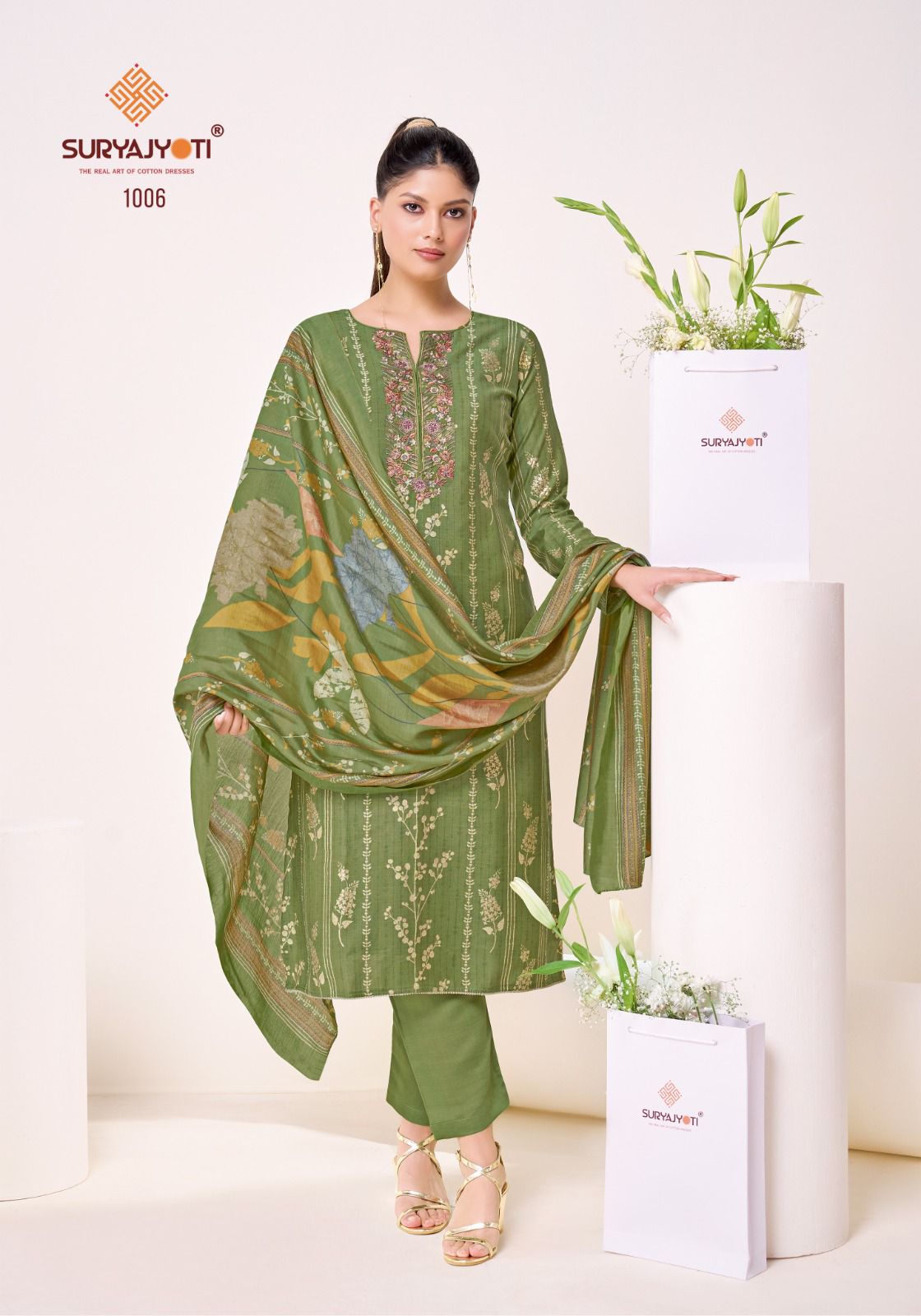 Khair Vol 1 Suryajyoti Karachi Salwar Suits Wholesale Rate