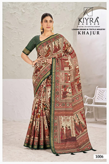 Khajur Kiyra Sarees Supplier