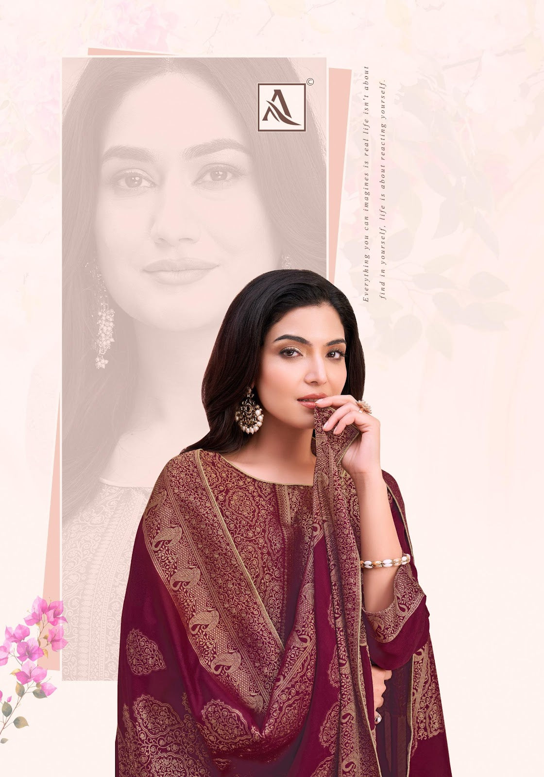 Khanak Alok Muslin Jacquard Pant Style Suits Supplier Ahmedabad