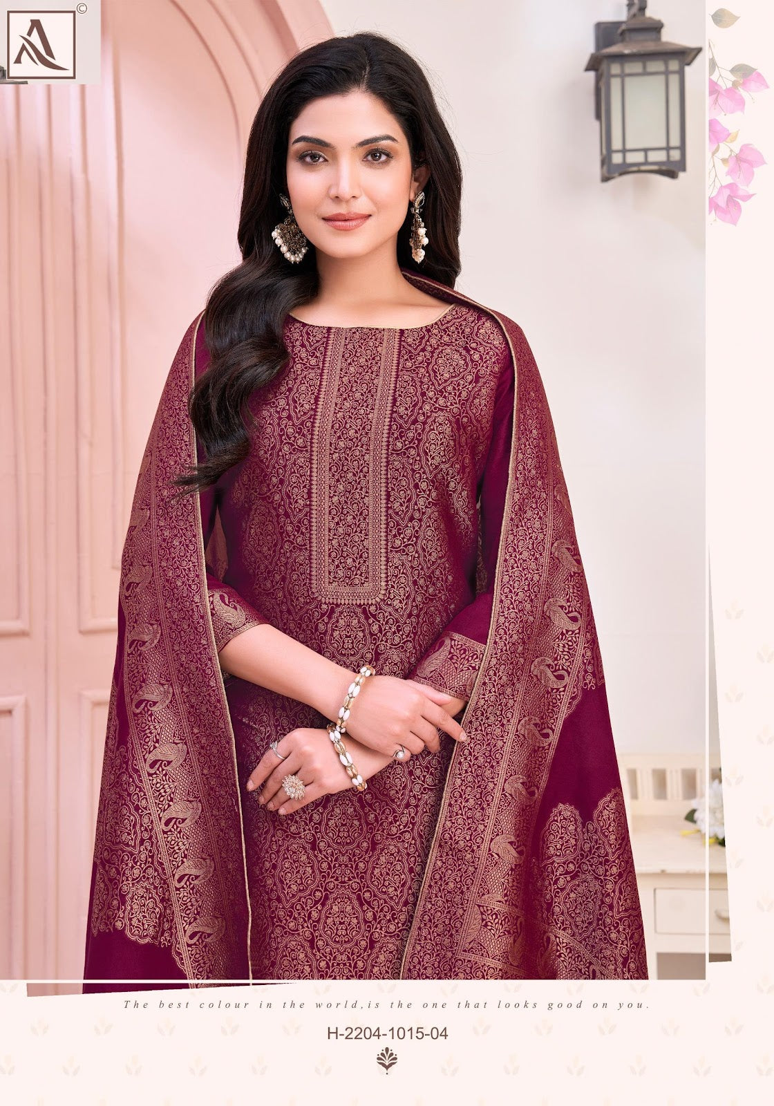 Khanak Alok Muslin Jacquard Pant Style Suits Supplier Ahmedabad