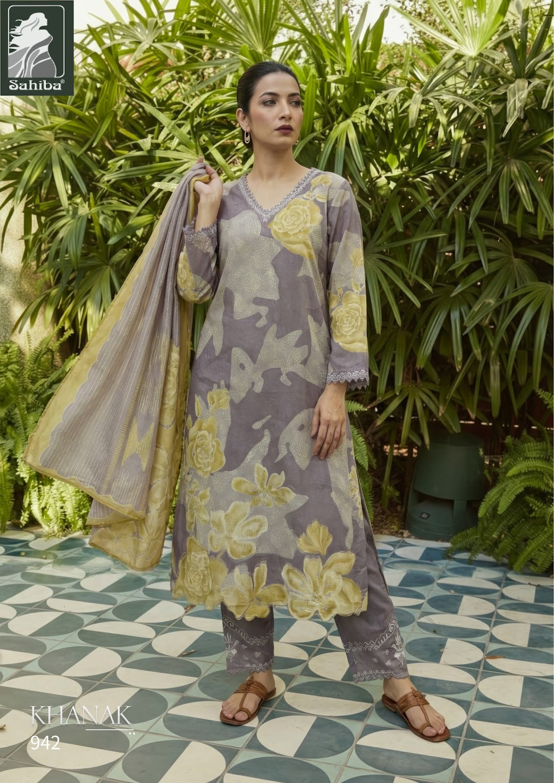 Khanak Sahiba Cotton Lawn Pant Style Suits Wholesale