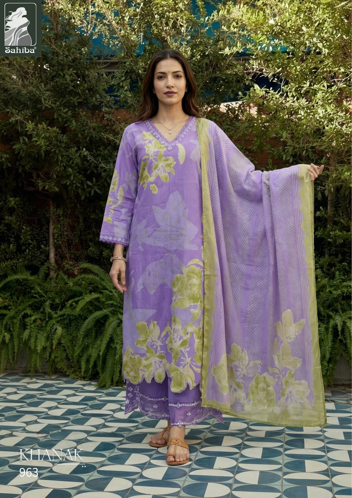 Khanak Sahiba Cotton Lawn Pant Style Suits Wholesale