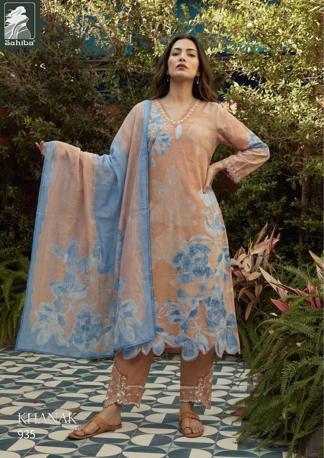 Khanak Sahiba Cotton Lawn Pant Style Suits Wholesale