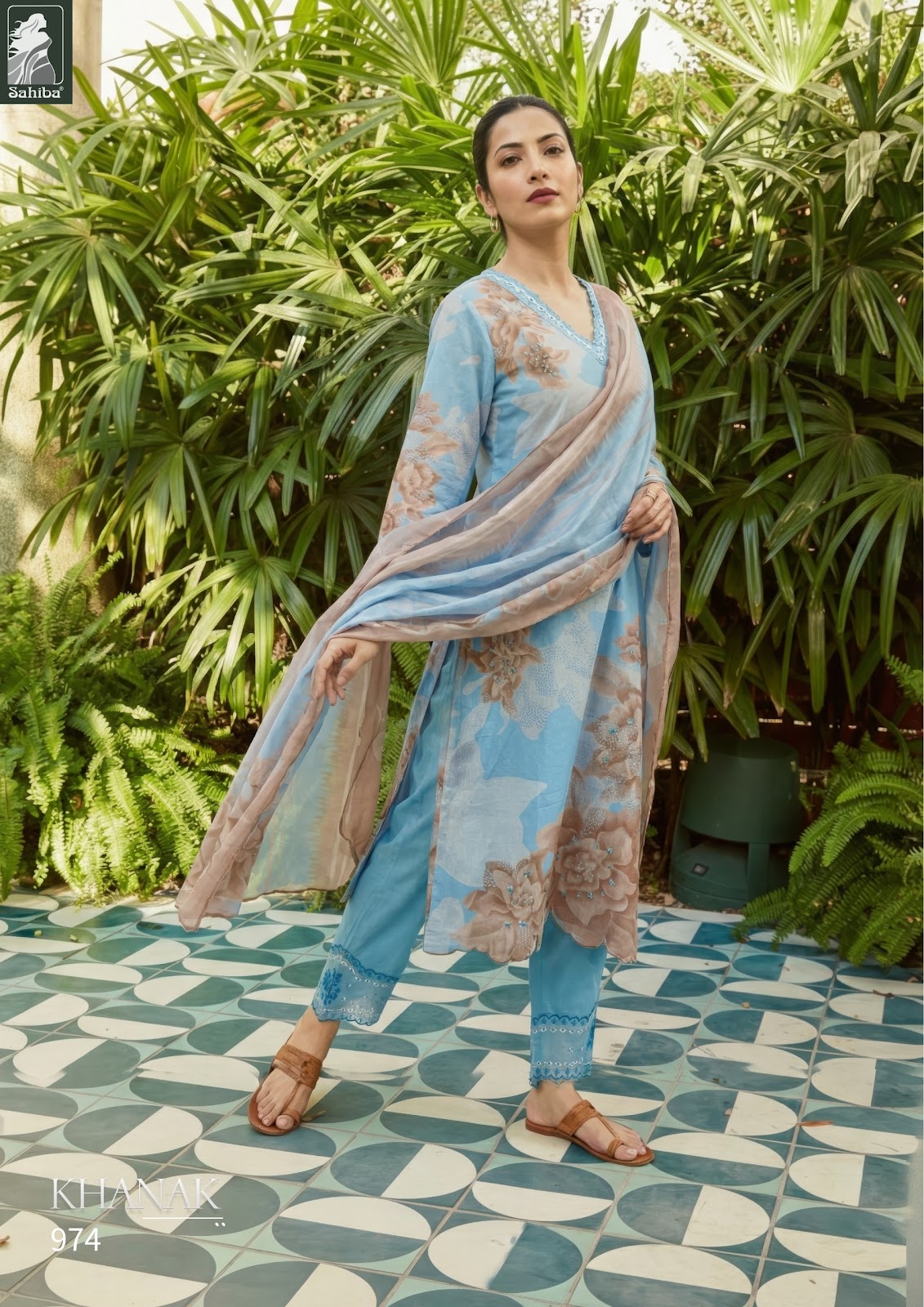 Khanak Sahiba Cotton Lawn Pant Style Suits Wholesale