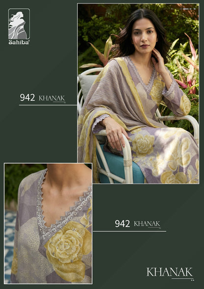 Khanak Sahiba Cotton Lawn Pant Style Suits Wholesale