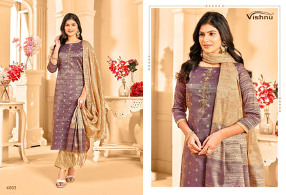 Khanak Vishnu Impex Pant Style Suits Supplier India