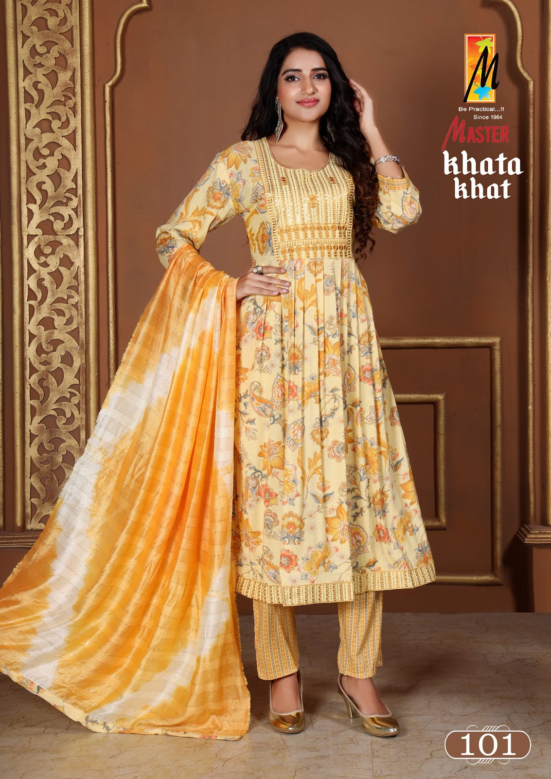 Khata Khat Master Capsule Readymade Pant Style Suits Wholesaler