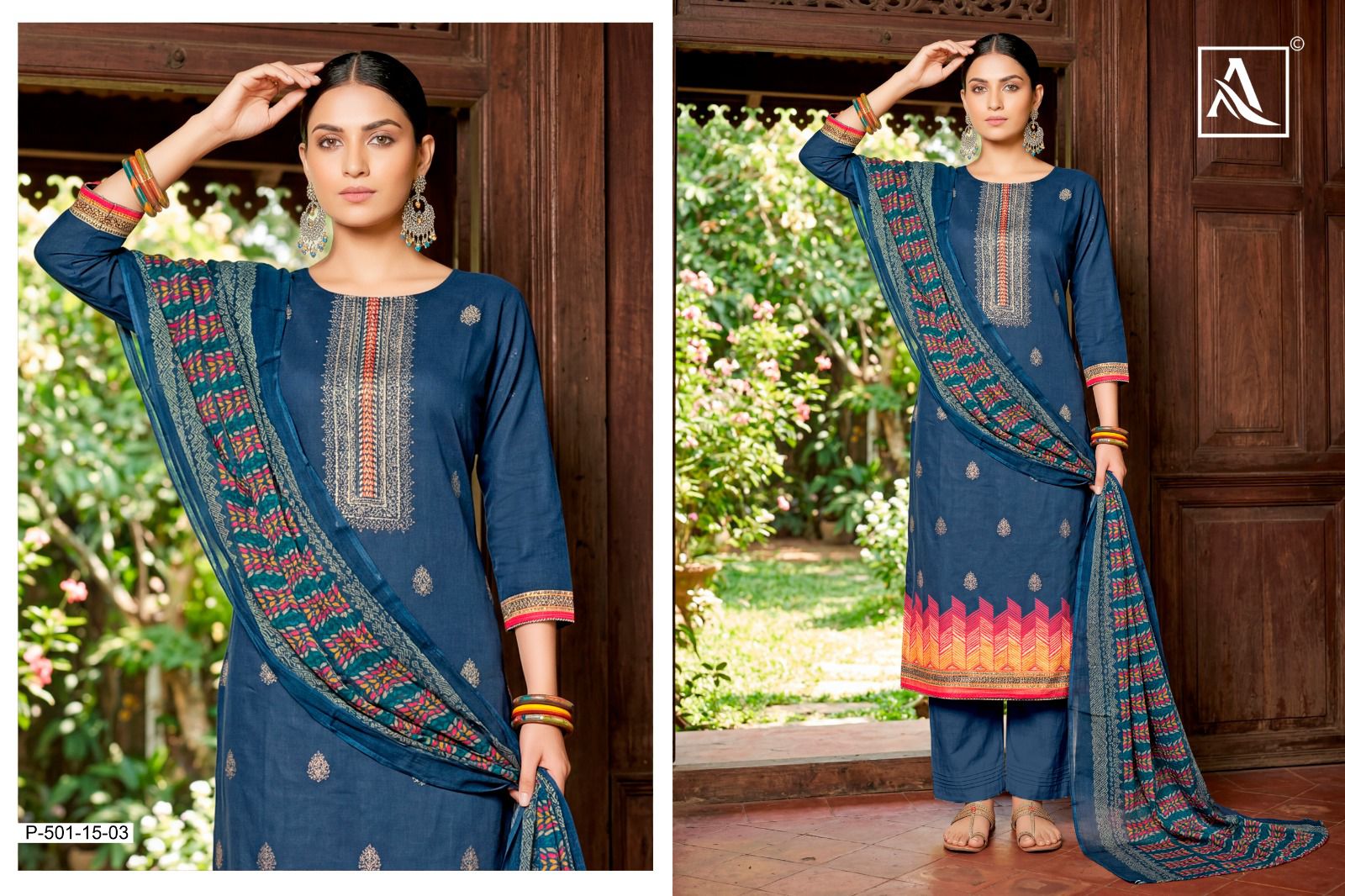 Khatta Meetha Alok Pure Zam Pant Style Suits Exporter