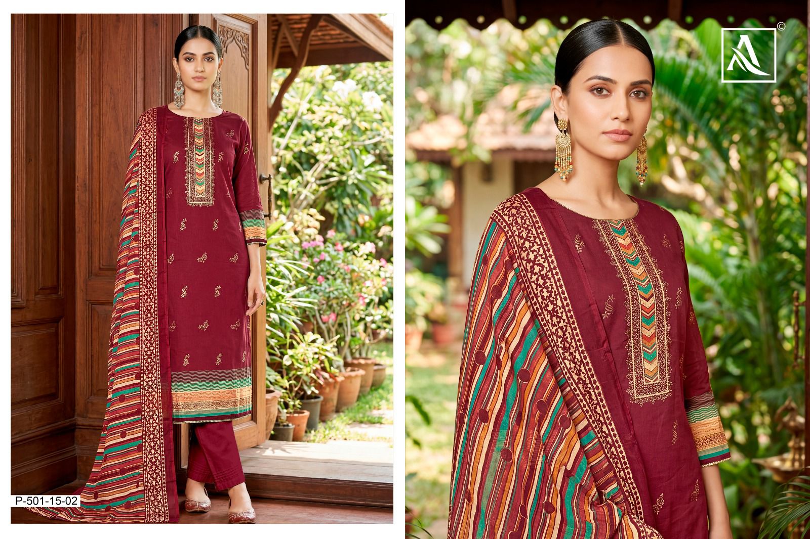 Khatta Meetha Alok Pure Zam Pant Style Suits Exporter