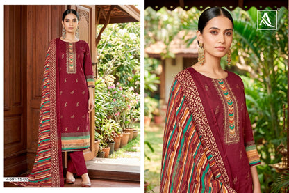 Khatta Meetha Alok Pure Zam Pant Style Suits Exporter