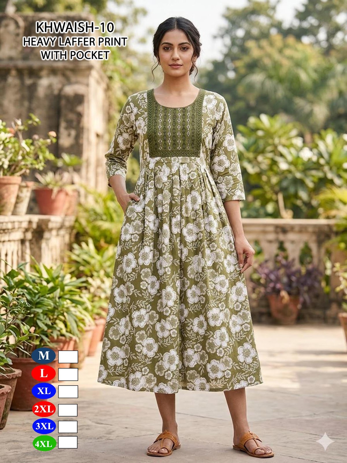Khawish Malviken Anarkali Kurtis Exporter Ahmedabad
