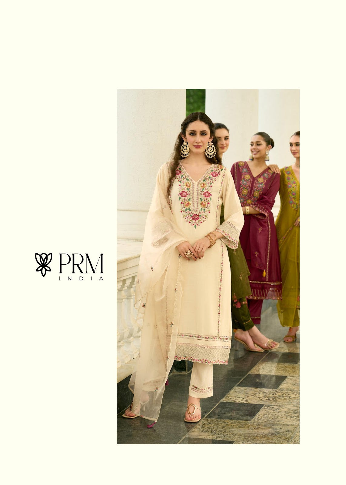 Khayaal Prm India Mal Readymade Pant Style Suits Supplier Ahmedabad