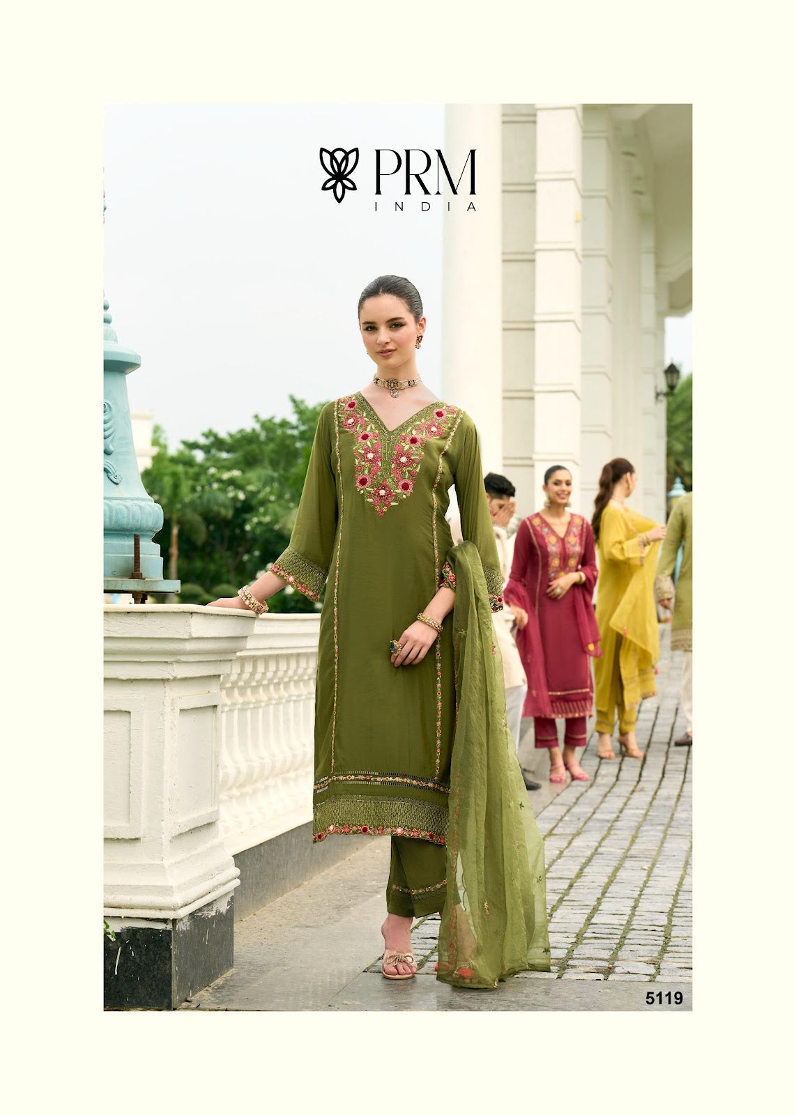 Khayaal Prm India Mal Readymade Pant Style Suits Supplier Ahmedabad