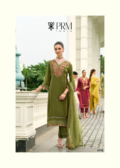 Khayaal Prm India Mal Readymade Pant Style Suits Supplier Ahmedabad