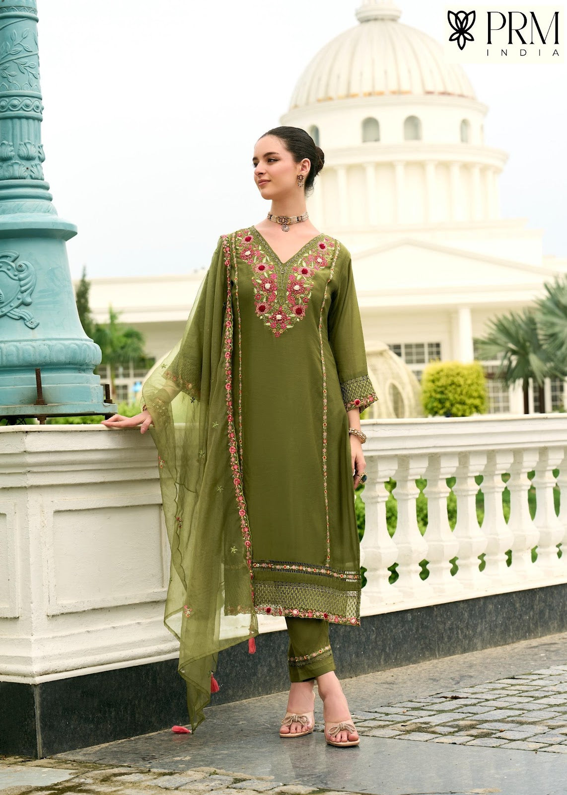 Khayaal Prm India Mal Readymade Pant Style Suits Supplier Ahmedabad