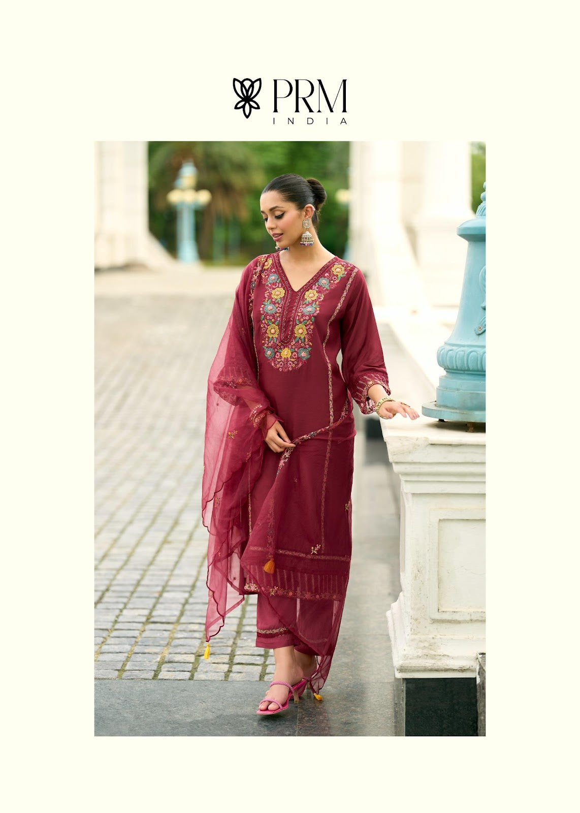 Khayaal Prm India Mal Readymade Pant Style Suits Supplier Ahmedabad